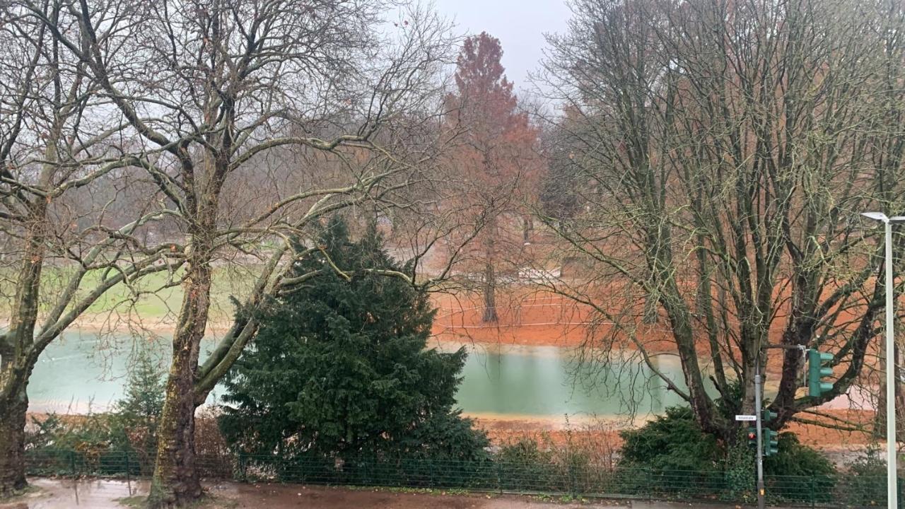 Moebliertes Wohnung Am Geroweiher Moenchengladbach Exterior foto